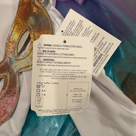 Superhero Light-up Girl Costume PBK/NWT - Picture 10 of 12